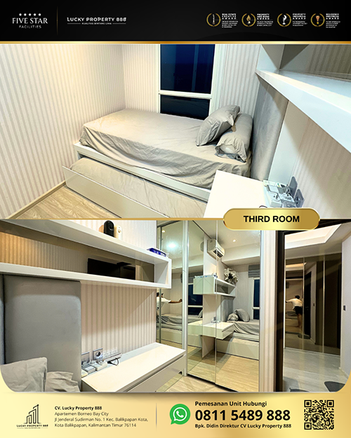 Sewa Apartemen President Suite Tahunan di Borneo Bay Balikpapan (7)